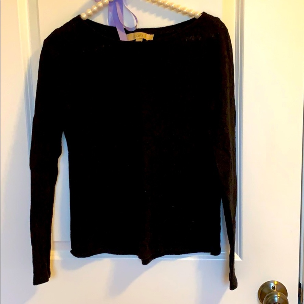 Loft black pattern Cotten shirt size XS